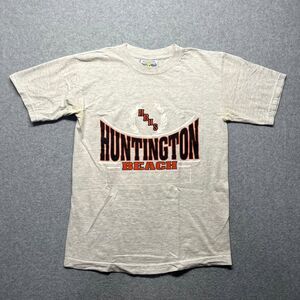 Vintage 90s Coastal Heavyweight Huntington Beach HBHS Graphic T-Shirt - Men's Sm